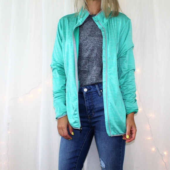 Danskin Now Jackets & Blazers - SOLD Danskin Now Mint Jade Lightweight Jacket
